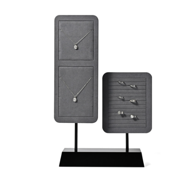 Gray Jewelry Display Stand