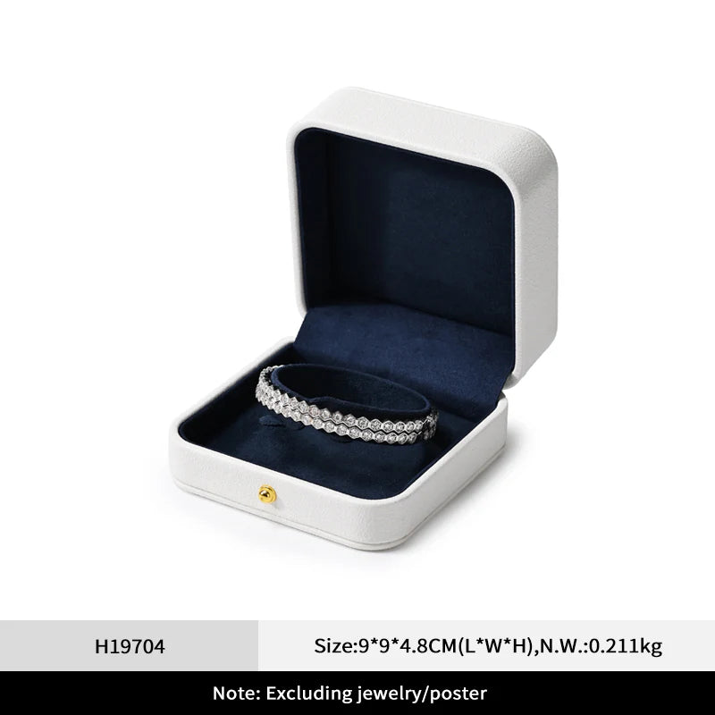 White & Blue Jewelry Box