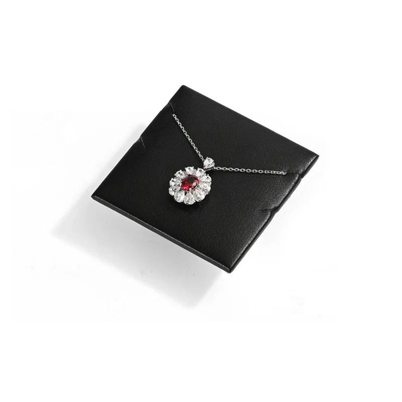 Black PU Leather Jewelry Display Set