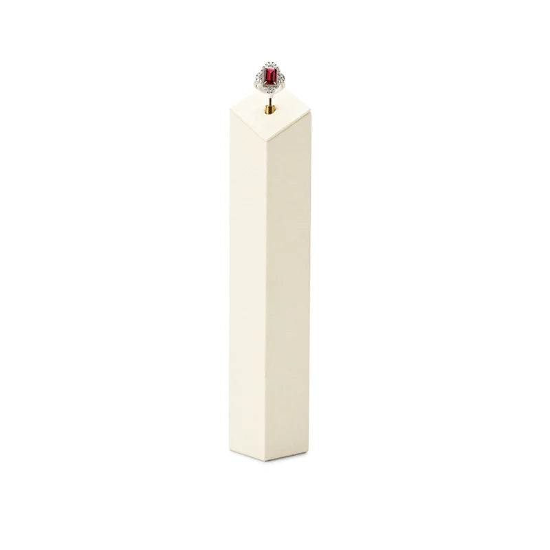 Beige Microfiber Jewelry Display Set