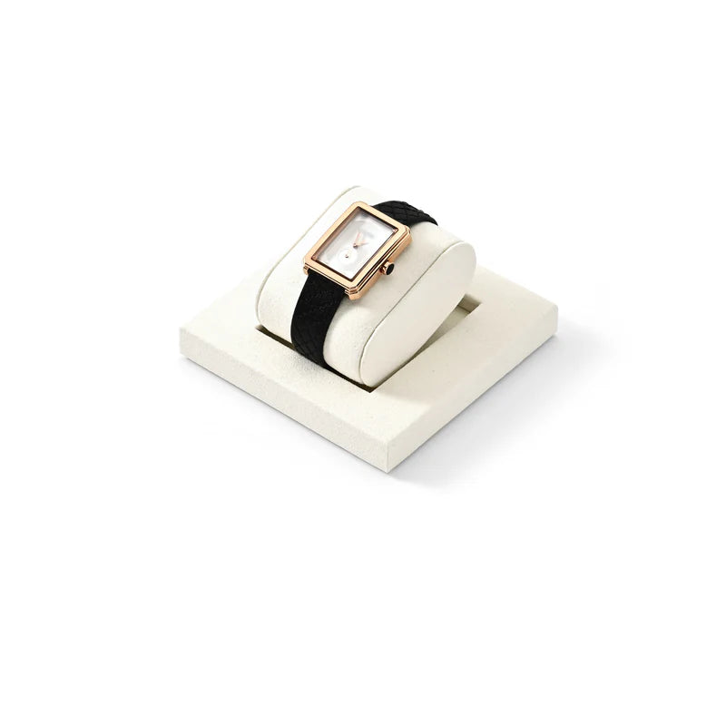 Beige Microfiber Jewelry Display Set