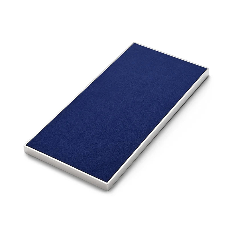Blue Microfiber Jewelry Display Set