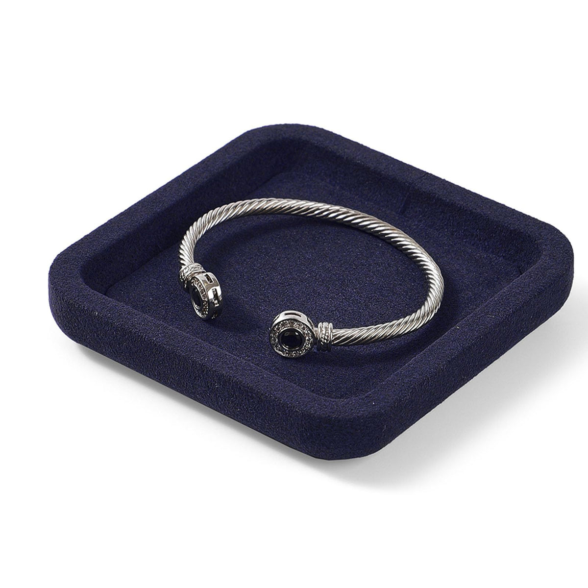 Microfiber Stackable Jewelry Display Tray