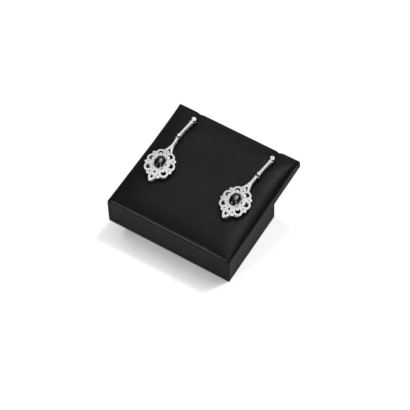 Black PU Leather Jewelry Display Set