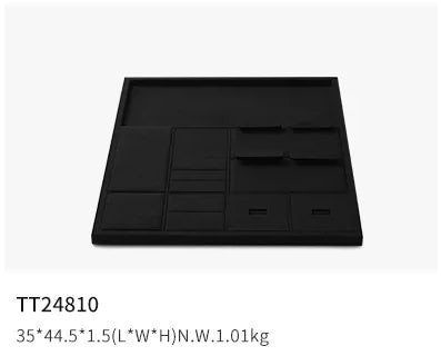 Black Microfiber Jewelry Display Set