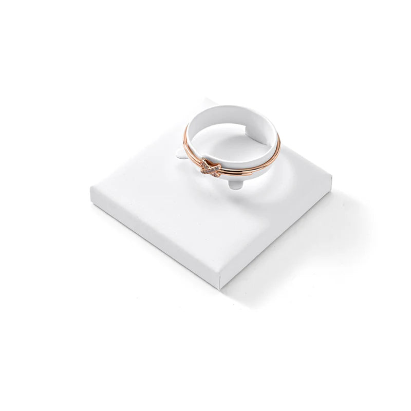 White Jewelry Display Set
