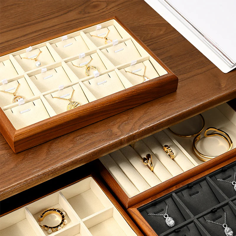 Wooden Jewelry Display Stand