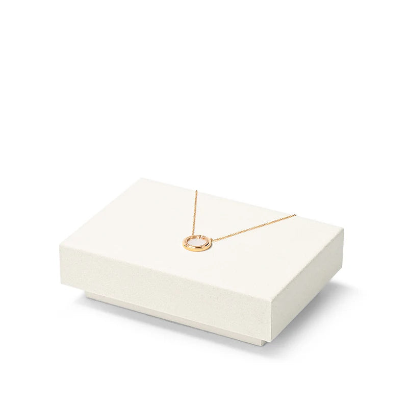 Beige Microfiber Jewelry Display Set