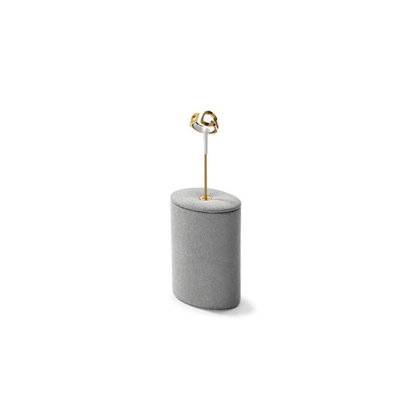 Gray Microfiber Jewelry Display Set