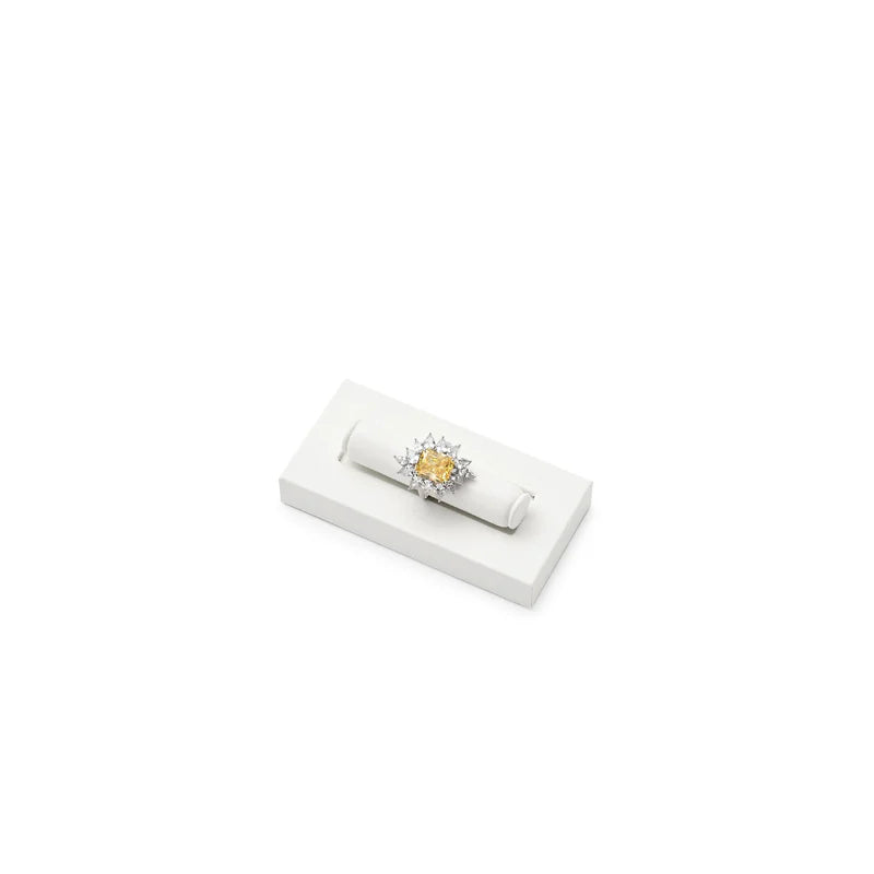 White PU Leather Jewelry Display Set