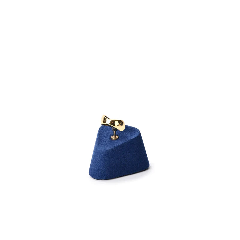 Blue Microfiber Jewelry Display Set