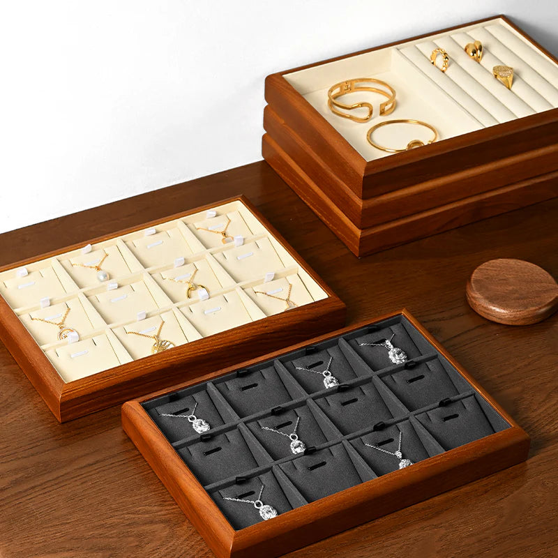 Wooden Jewelry Display Stand