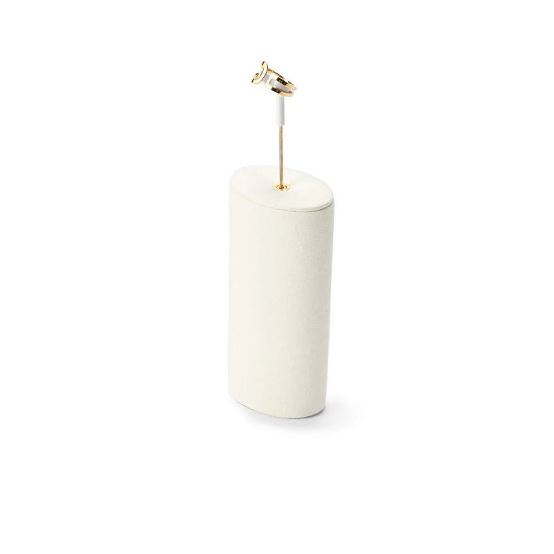Beige Microfiber Jewelry Display Set