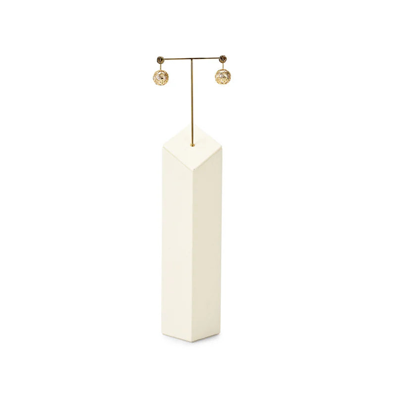 Beige Microfiber Jewelry Display Set