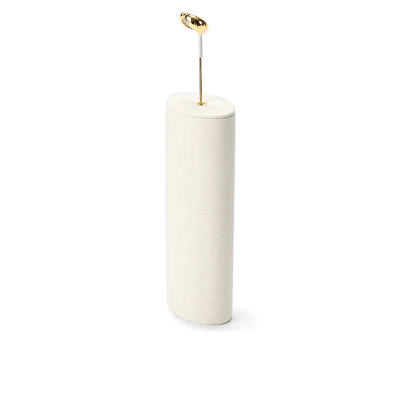 Beige Microfiber Jewelry Display Set