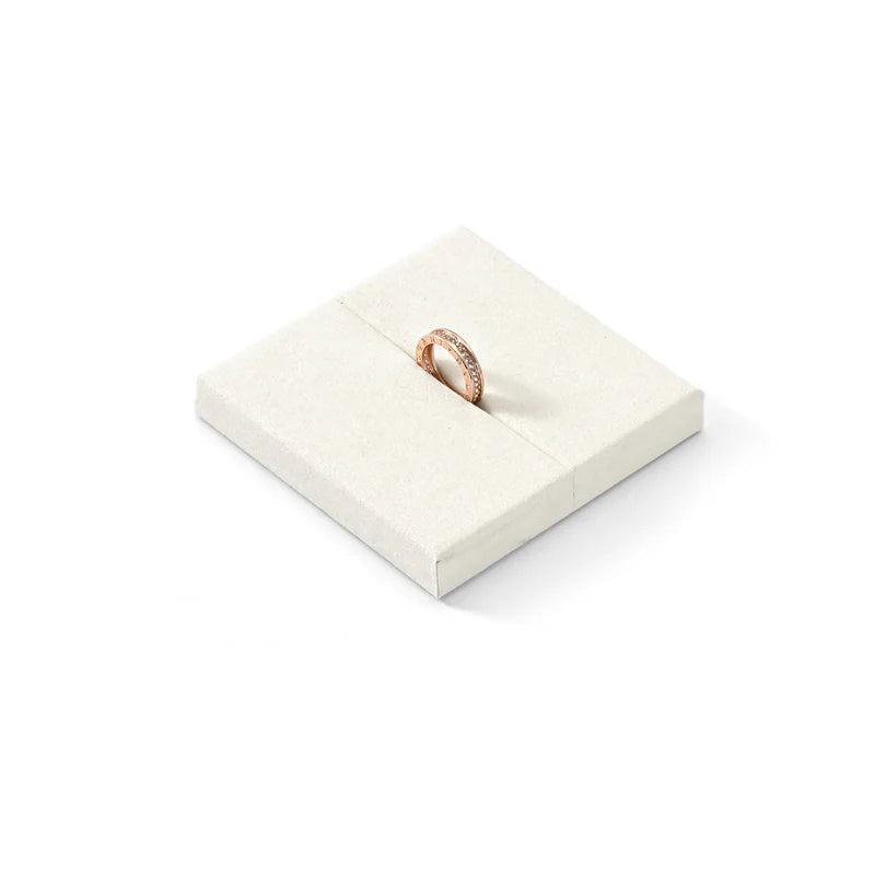 Beige Microfiber Jewelry Display Set