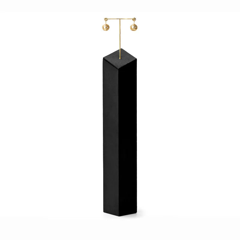 Black Microfiber Jewelry Display Set
