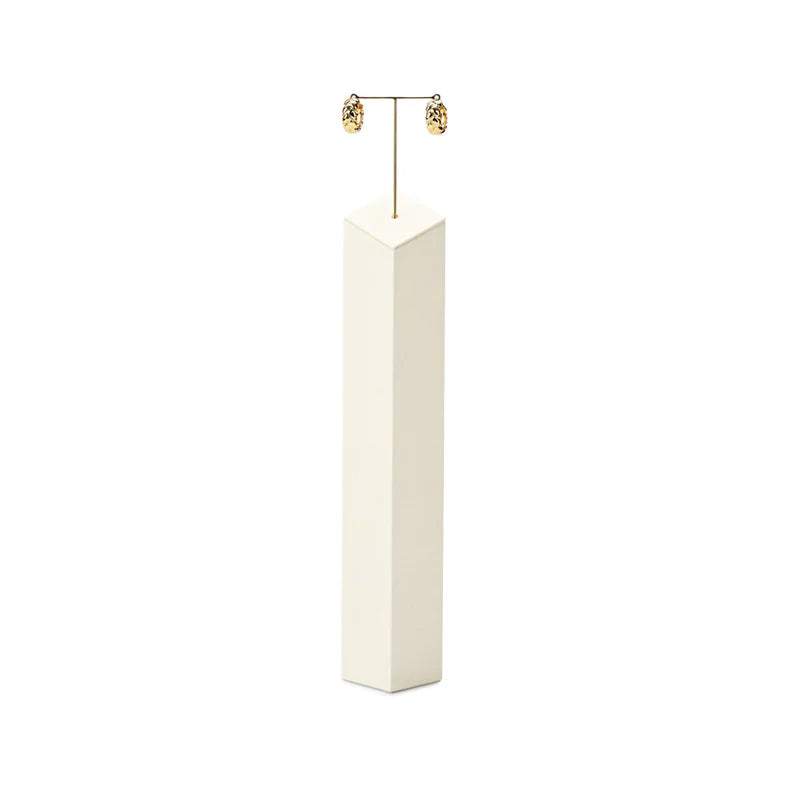 Beige Microfiber Jewelry Display Set