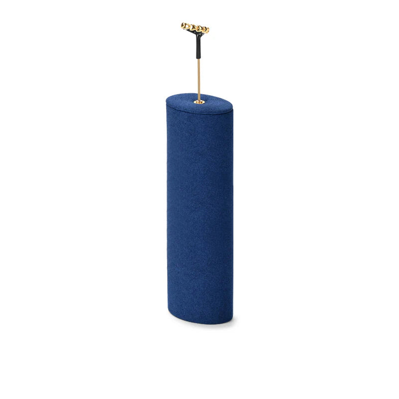Blue Microfiber Jewelry Display Set