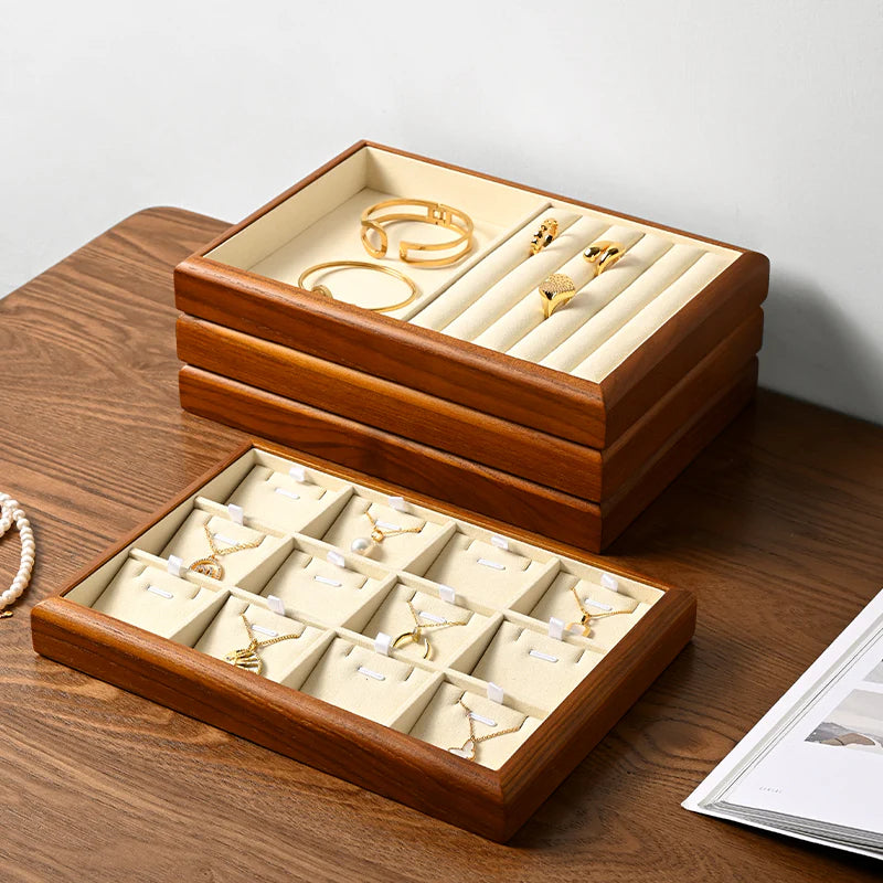 Wooden Jewelry Display Stand
