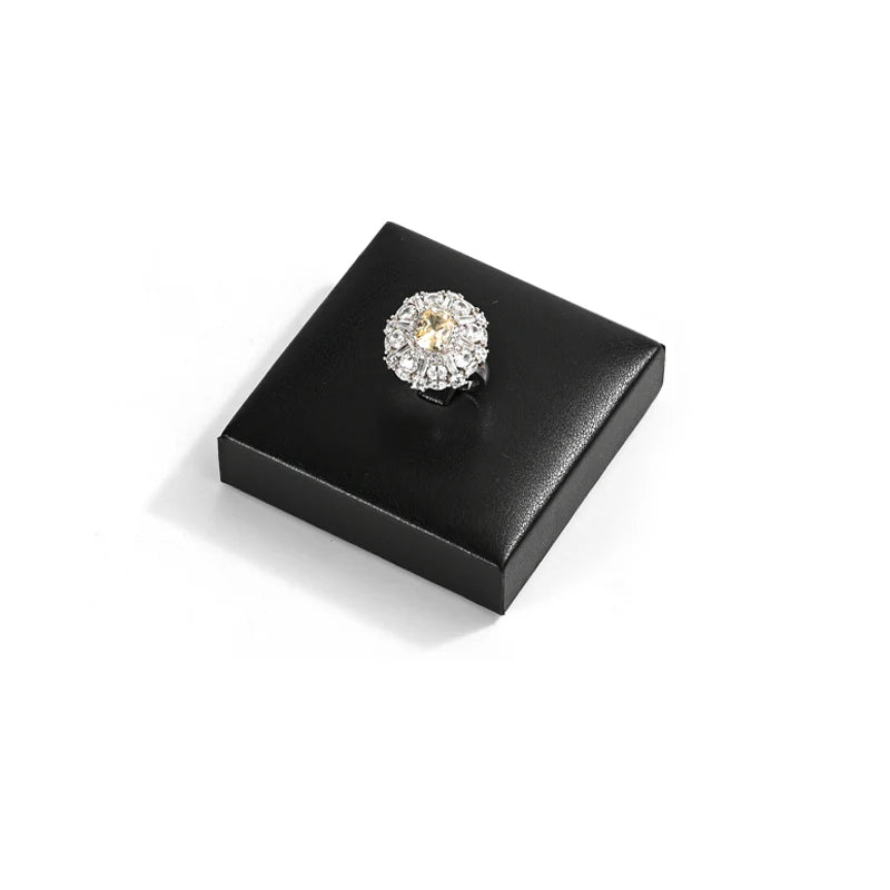 Black PU Leather Jewelry Display Set