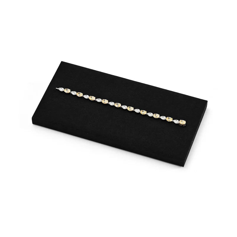 Black Microfiber Jewelry Display Set