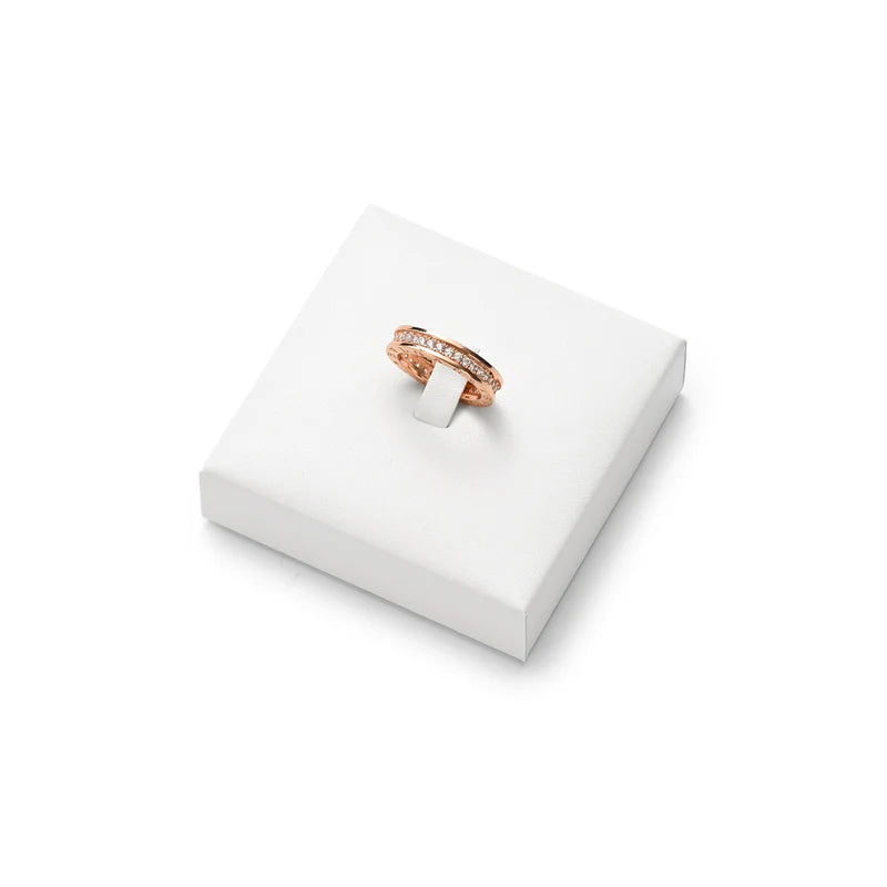 White PU Leather Jewelry Display Set