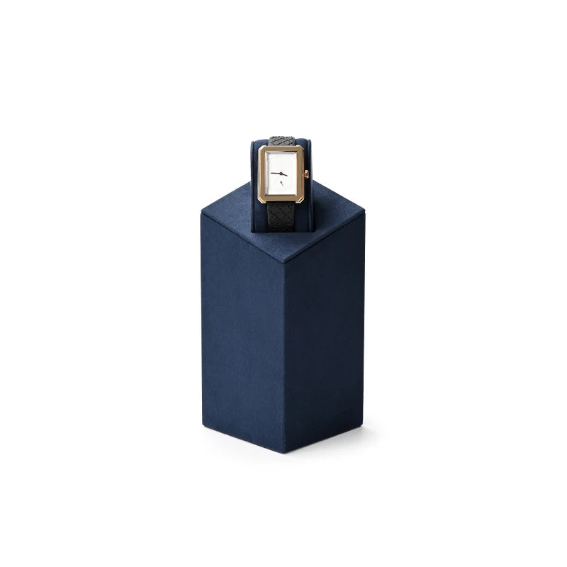 Blue Microfiber Jewelry Display Set