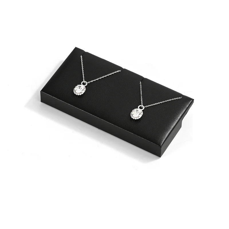 Black PU Leather Jewelry Display Set