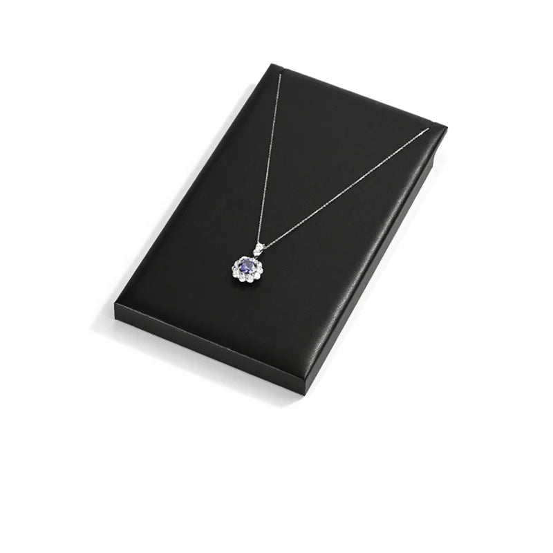 Black PU Leather Jewelry Display Set