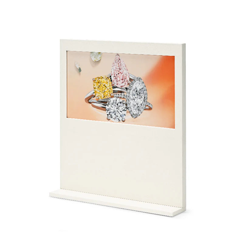 Beige Microfiber Jewelry Display Set
