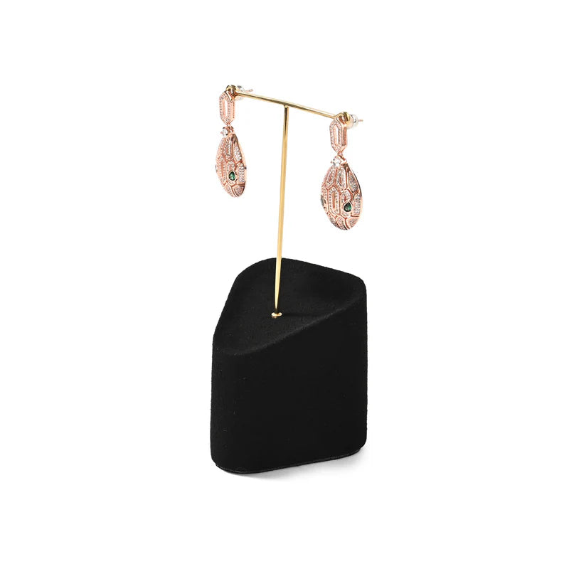 Black Microfiber Jewelry Display Set