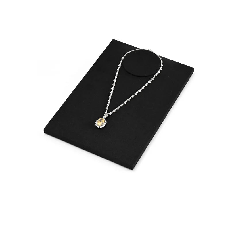 Black Microfiber Jewelry Display Set