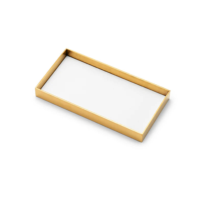 White PU Leather Jewelry Display Set