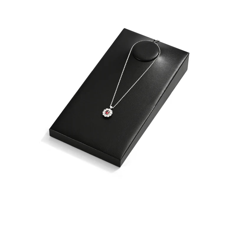 Black PU Leather Jewelry Display Set