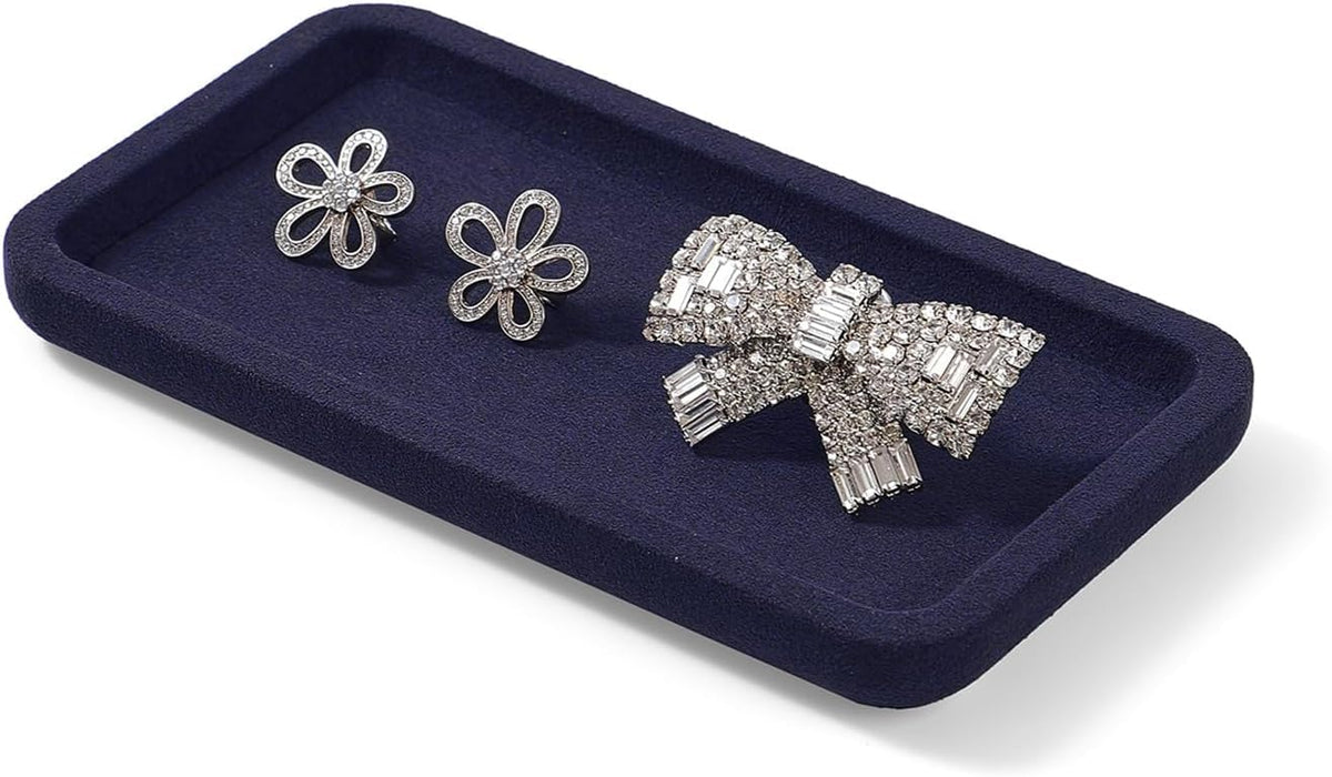 Microfiber Stackable Jewelry Display Tray