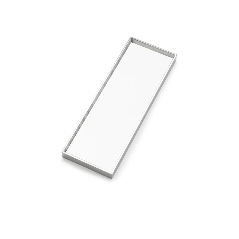 White PU Leather Jewelry Display Set