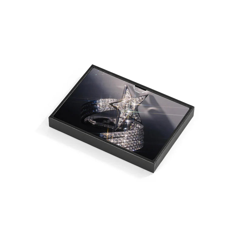 Black PU Leather Jewelry Display Set