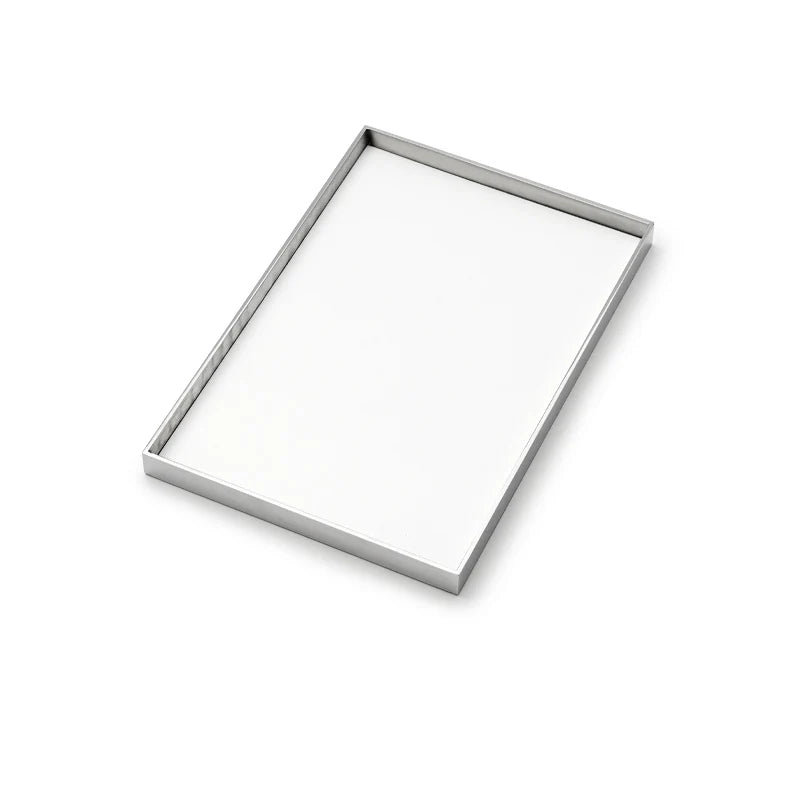 White PU Leather Jewelry Display Set