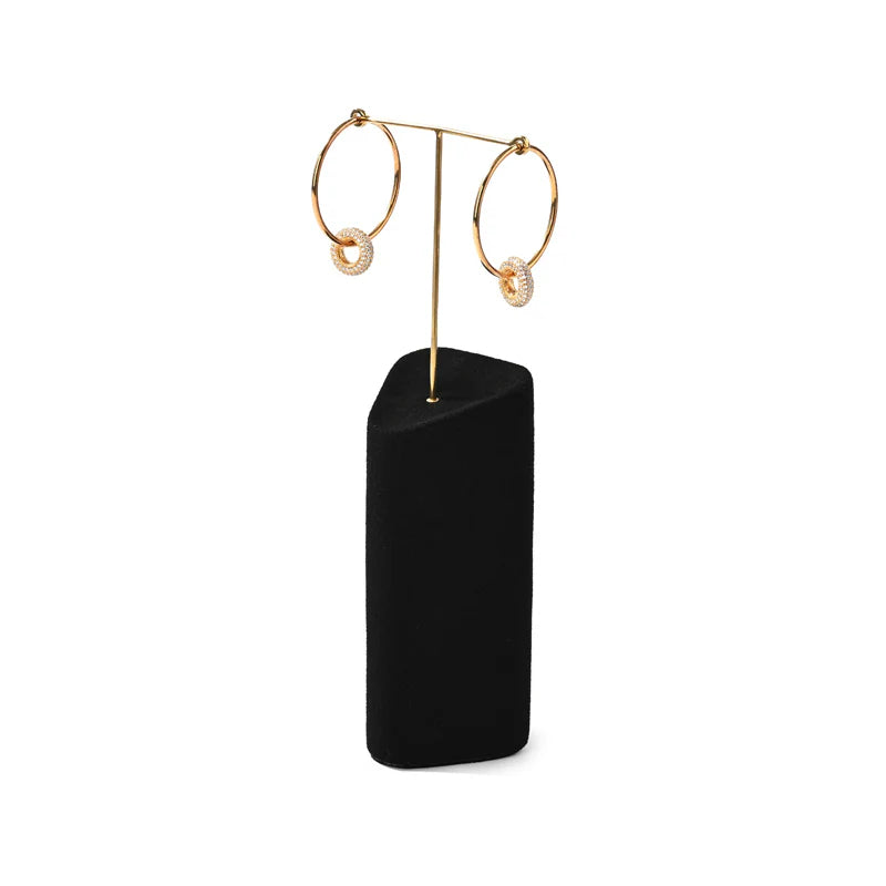 Black Microfiber Jewelry Display Set