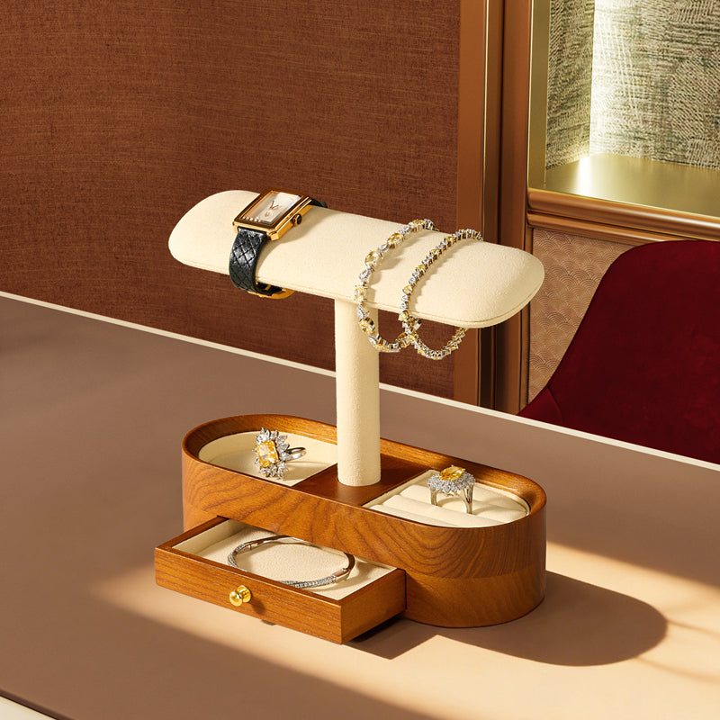 Wooden Watch Display Stand