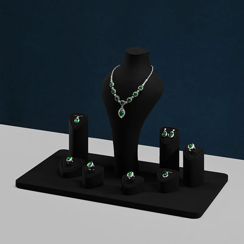 Microfiber Jewelry Display Set