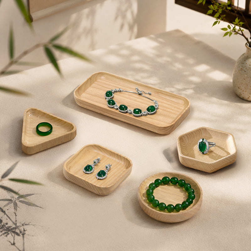Wooden Jewelry Display Tray