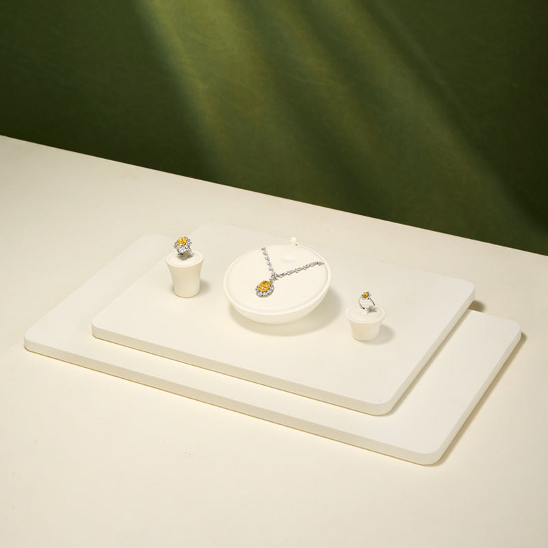 Beige Jewelry Display Set