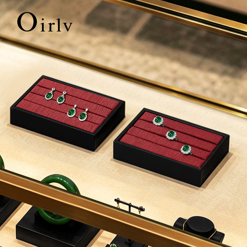 Black Velvet Jewelry Display Tray