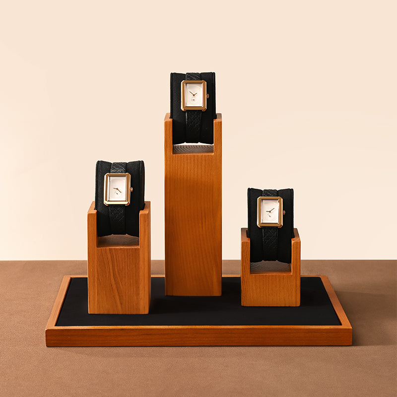 Wooden Watch Display Stand