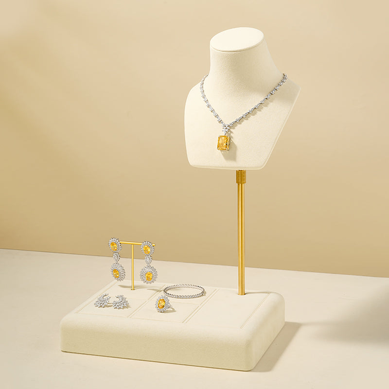 Microfiber Jewelry Display Set