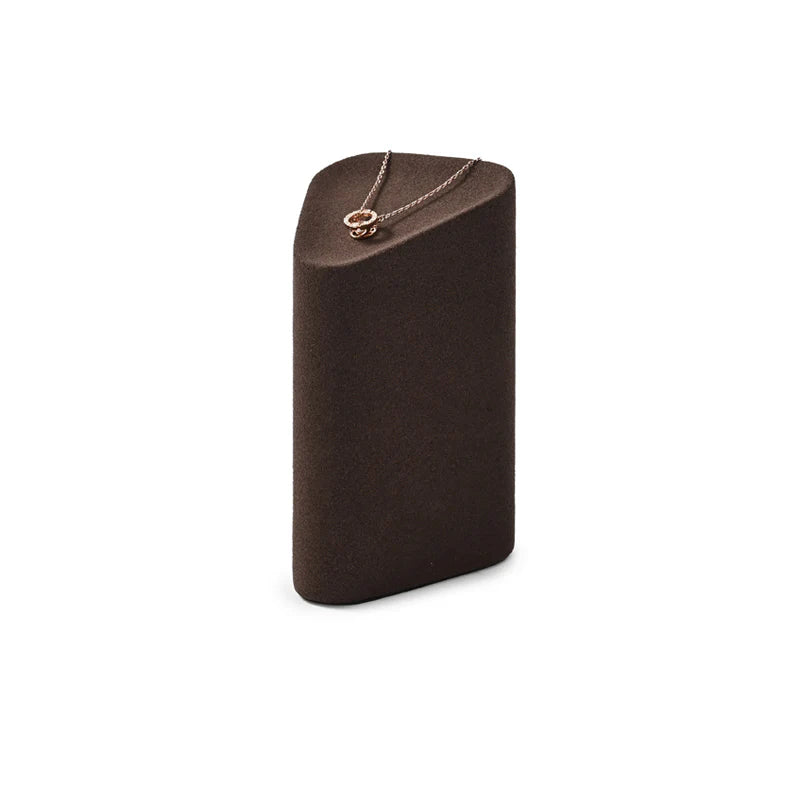 Brown Microfiber Jewelry Display Set