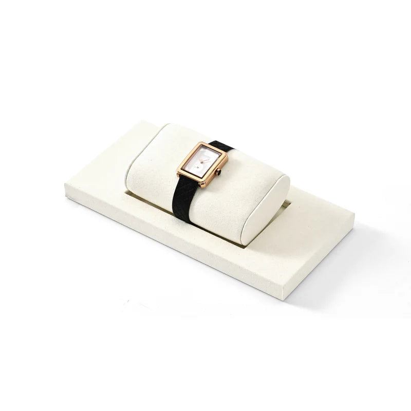Beige Microfiber Jewelry Display Set