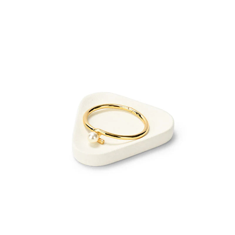 Beige Microfiber Jewelry Display Set